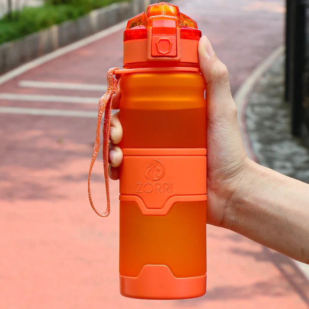 ZORRI Water Bottles Sport BPA Free Portable Leak-proof Gym Outdoor Travel Hiking Bicycle Bottle Water Gourds Garrafas De Agua