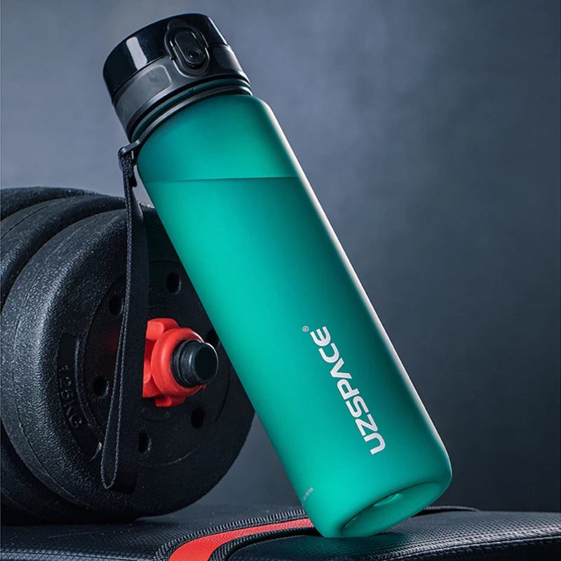 UZSPACE Water Bottles Leak-Proof  Drinking Kettle BPA Free Tritan Sports Cup for Camping Workouts Gym and Outdoor Activity