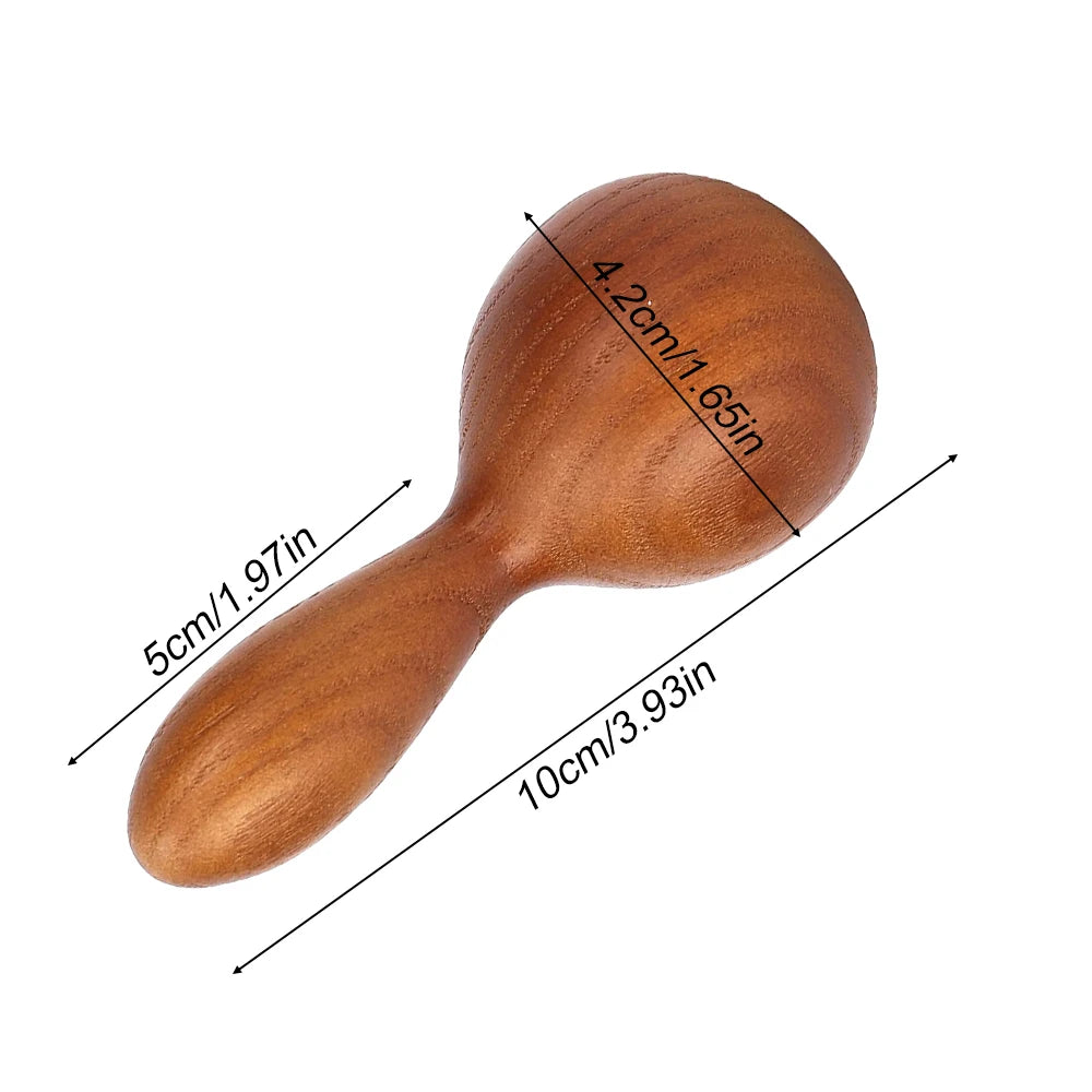 Portable Massage Hammer, SPA Massage Tool for Back Acupoint Relaxation & Acupoint Care, Wood Beauty Massage Hammer for Skin Care