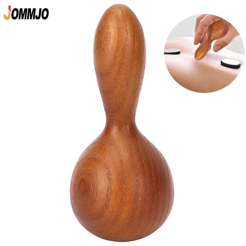 Portable Massage Hammer, SPA Massage Tool for Back Acupoint Relaxation & Acupoint Care, Wood Beauty Massage Hammer for Skin Care