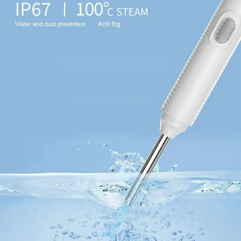 Visual Ear Wax Removal Kit with Camera 5M Luminous Otoscope Safe Ear Care Earwax Cleaner Endoscope Ear Cleaning Tools