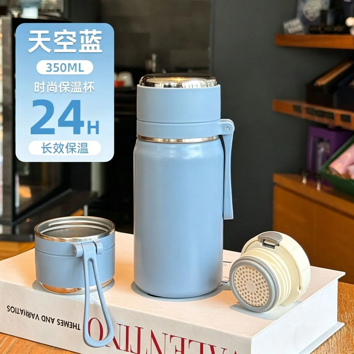 600ml 500ml 350ML Sports Food Thermos Flask Travel Stainless Steel Cute Thermal Thermo Cup Coffee Travel Tea Water Bottles Mugs