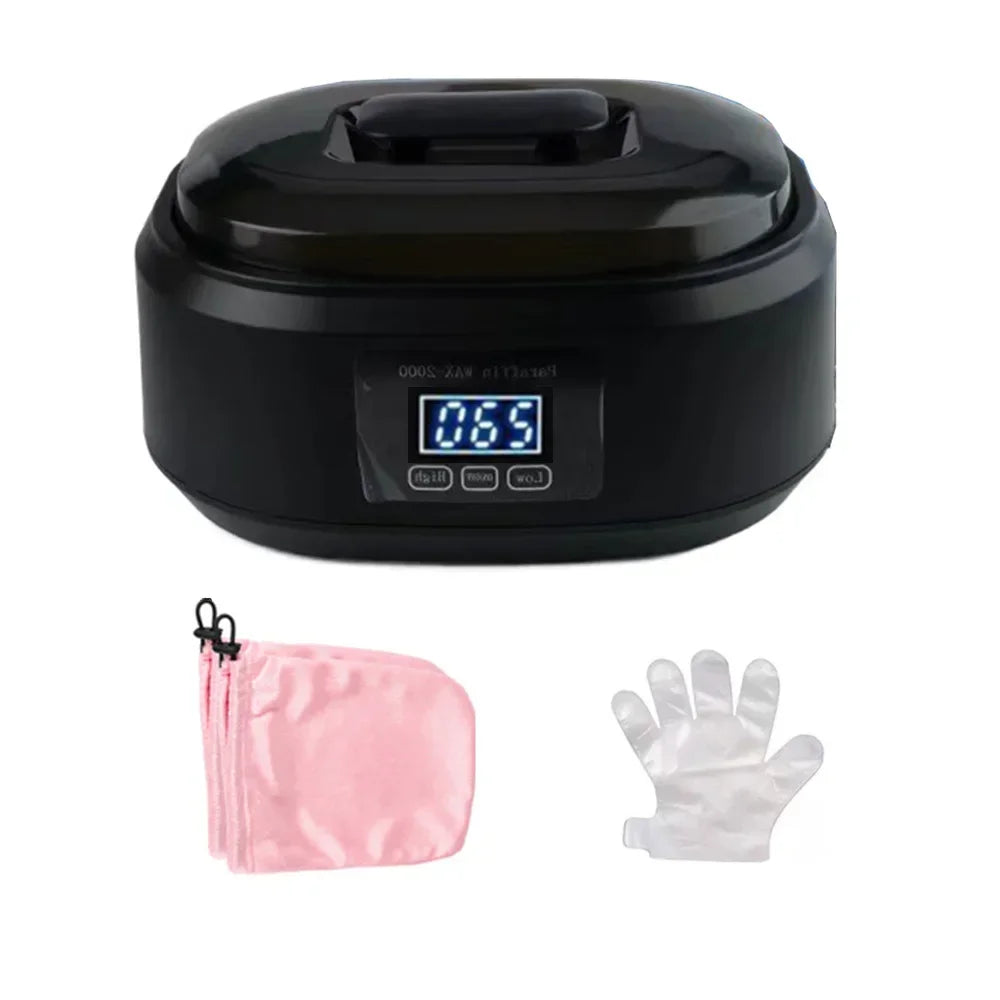 2L Paraffin Wax Machine Paraffin Bath Kit Wax Melts for Feet and Hand Paraffin Wax Warmer Foot Mask Moisturizing Socks