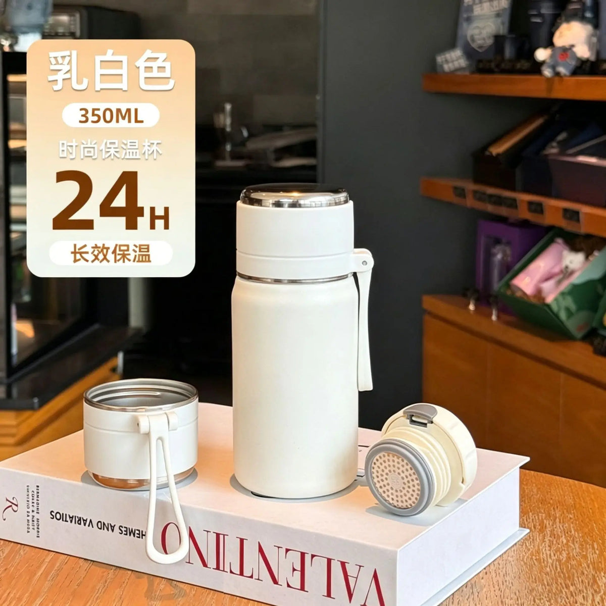 600ml 500ml 350ML Sports Food Thermos Flask Travel Stainless Steel Cute Thermal Thermo Cup Coffee Travel Tea Water Bottles Mugs