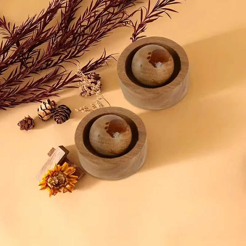 Rotating Wooden Aroma Diffuser for Car & Bedroom Diffuser,Air Freshener, Ideal Home Fragrance Gift