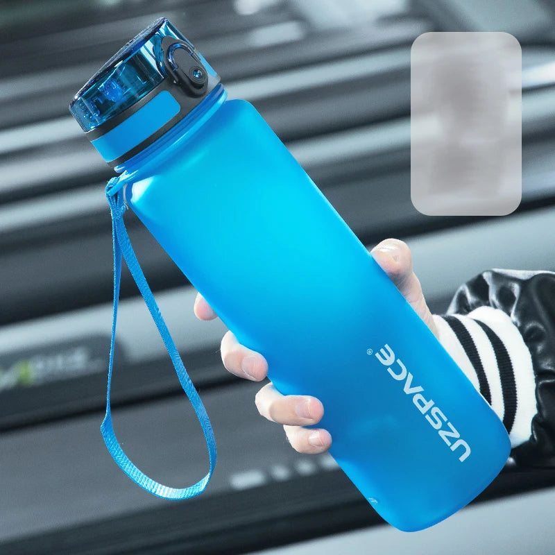 UZSPACE Water Bottles Leak-Proof  Drinking Kettle BPA Free Tritan Sports Cup for Camping Workouts Gym and Outdoor Activity