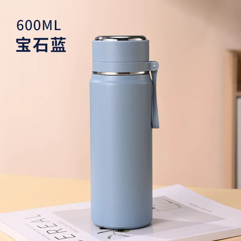 600ml 500ml 350ML Sports Food Thermos Flask Travel Stainless Steel Cute Thermal Thermo Cup Coffee Travel Tea Water Bottles Mugs