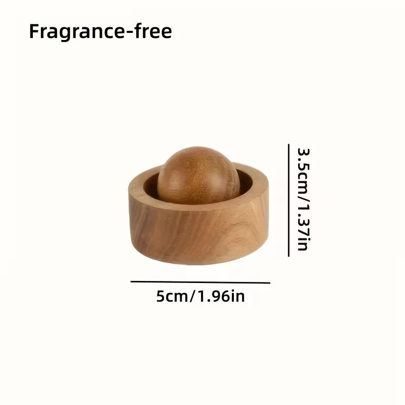 Rotating Wooden Aroma Diffuser for Car & Bedroom Diffuser,Air Freshener, Ideal Home Fragrance Gift