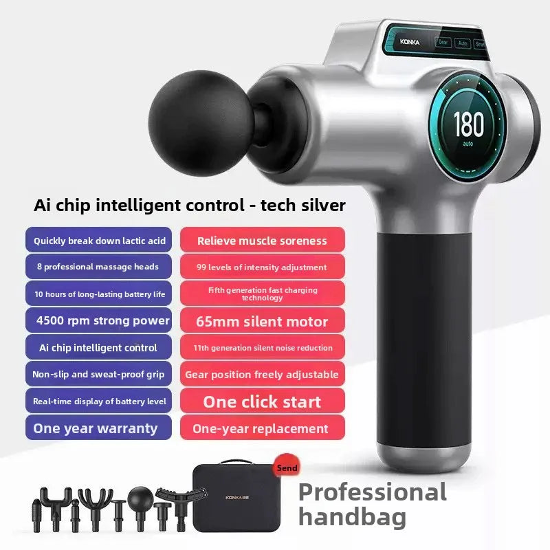 99 Speed Professional Muscle Massage Gun Massager Massager for Neck and Back Massage Instrument Dropshipping Fitness Equipment