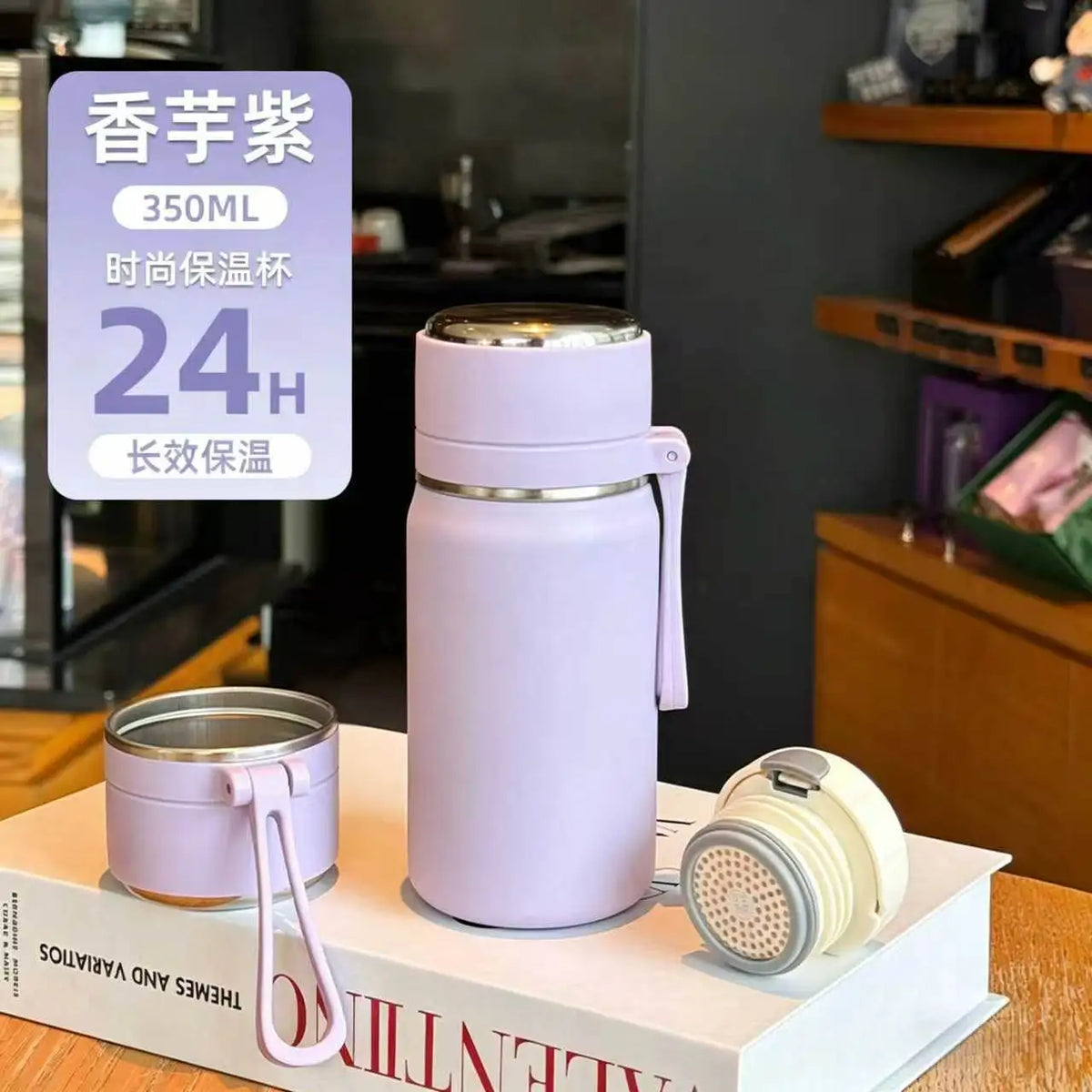 600ml 500ml 350ML Sports Food Thermos Flask Travel Stainless Steel Cute Thermal Thermo Cup Coffee Travel Tea Water Bottles Mugs