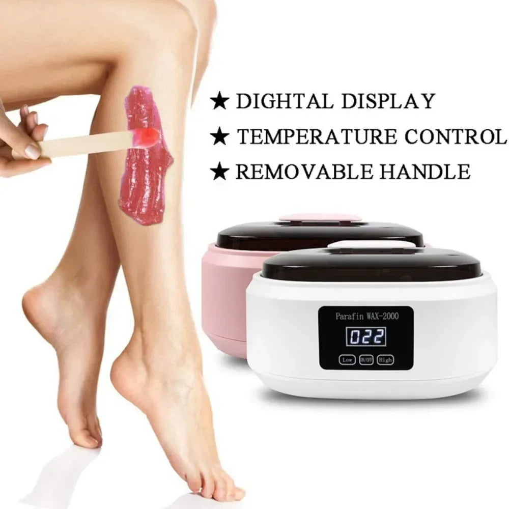 2L Paraffin Wax Machine Paraffin Bath Kit Wax Melts for Feet and Hand Paraffin Wax Warmer Foot Mask Moisturizing Socks
